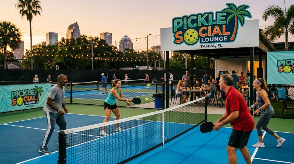 How Pickleball is Becoming the Hottest New Sport in Tampa: A Look at Pickle Social Lounge