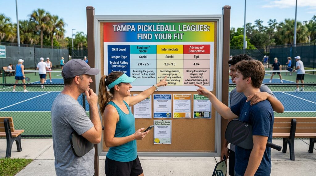 Choosing the Right Pickleball League in Tampa for Your Skill Level