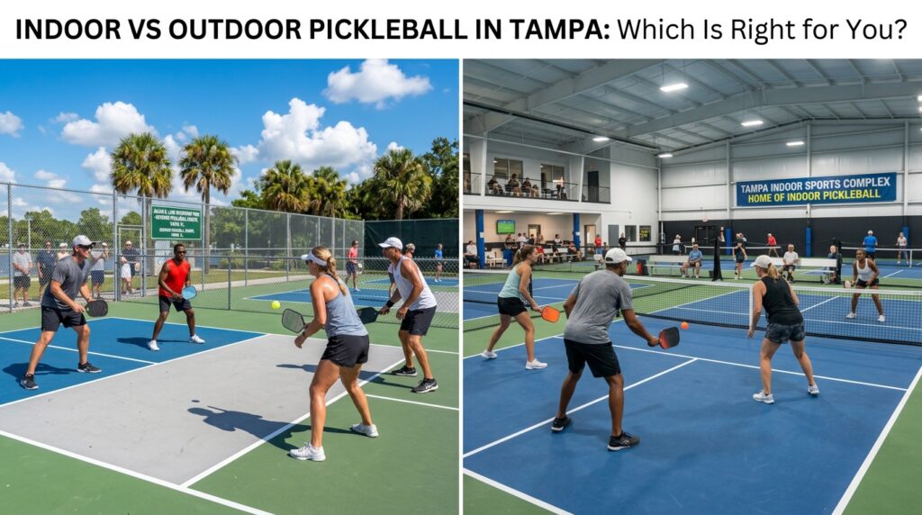 Indoor vs Outdoor Pickleball in Tampa: Which Is Right for You?