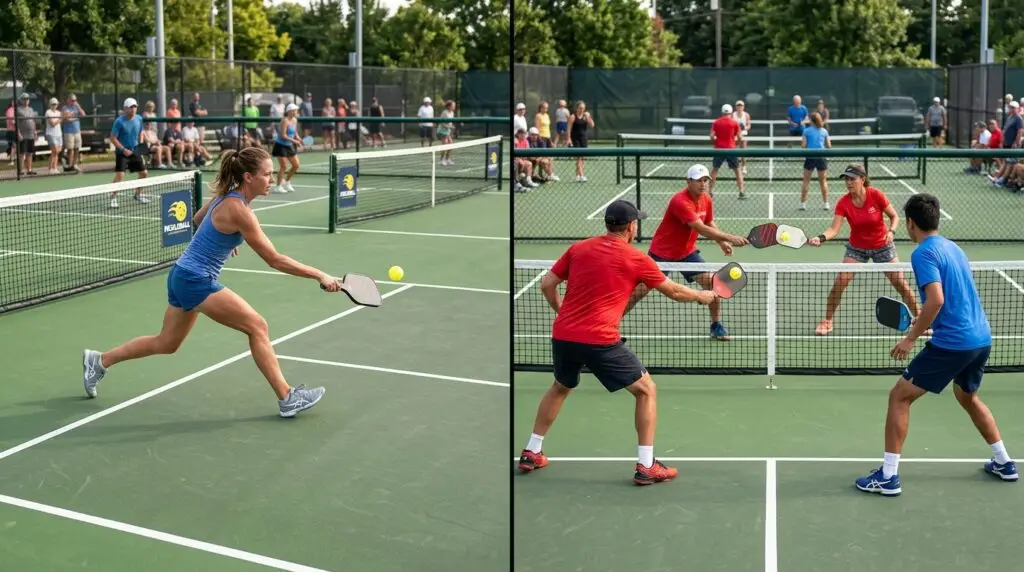 Singles vs. Doubles Pickleball: Key Differences and Winning Strategies
